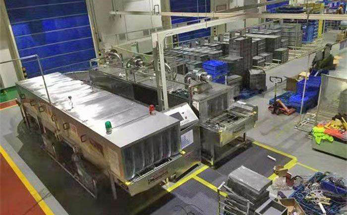 (圖:五金清洗工作現場)