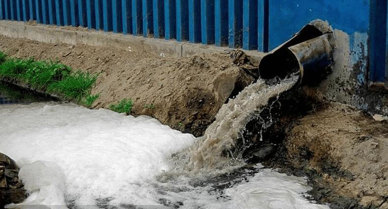 （圖：工業園表活類廢水污水）